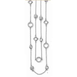 New Sultry/Frosted" Cut Crystals Necklace
